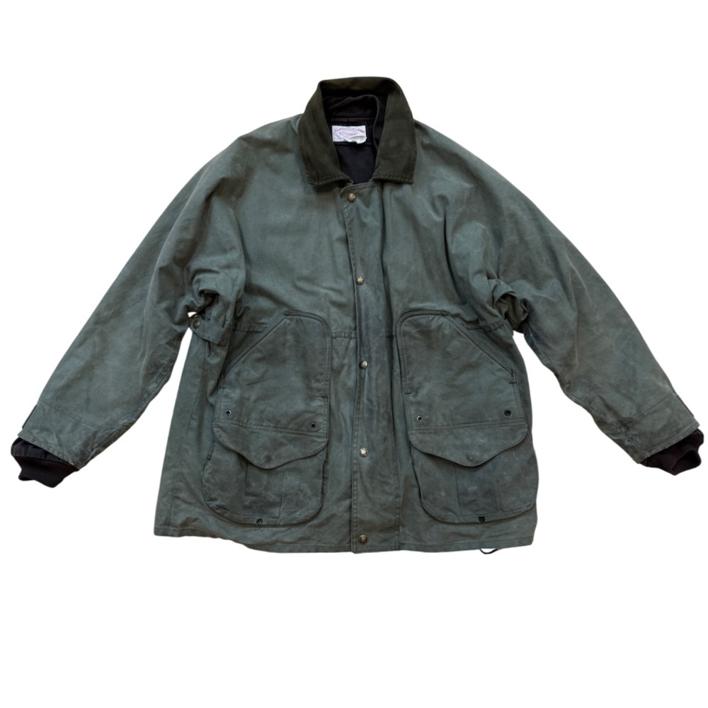 VTG Y2K Filson 460N Shelter Cloth Wax Canvas Removable Cotton Lined Jacket XL